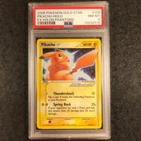 PSA 8 Pikachu Gold Star - 104/110 - Pokemon 2006 EX Holon Phantoms 578