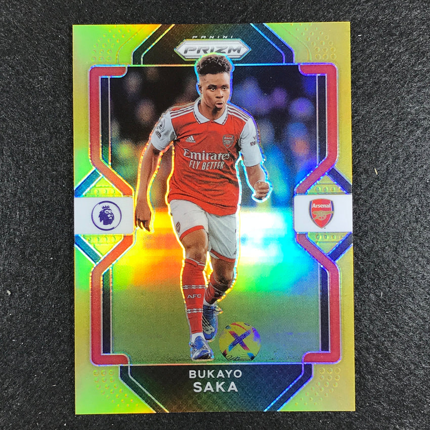 2022-23 Chronicles Epl Bukayo Saka Prizm Gold 1/10