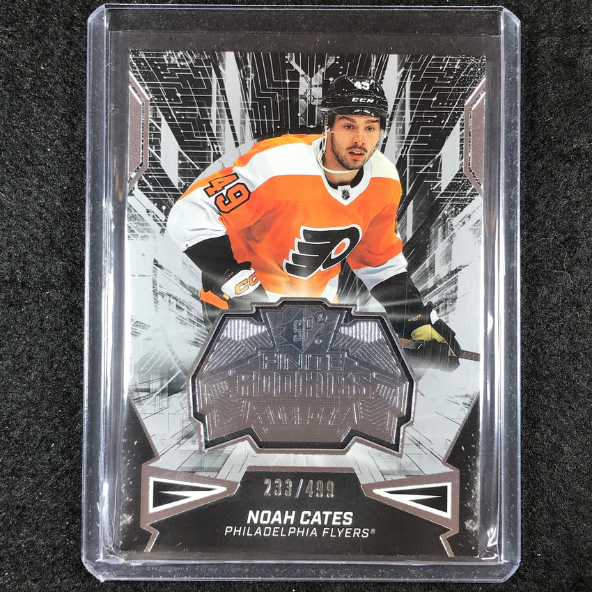 2022-23 SPx NHL NOAH CATES Finite Rookies Silver 233/499
