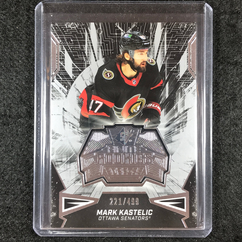 2022-23 SPx NHL MARK KASTELIC Finite Rookies Silver 221/499