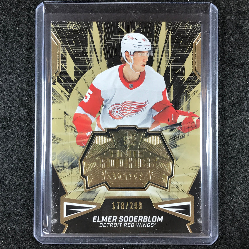 2022-23 SPx NHL ELMER SODERBLOM Finite Rookies Gold 178/299