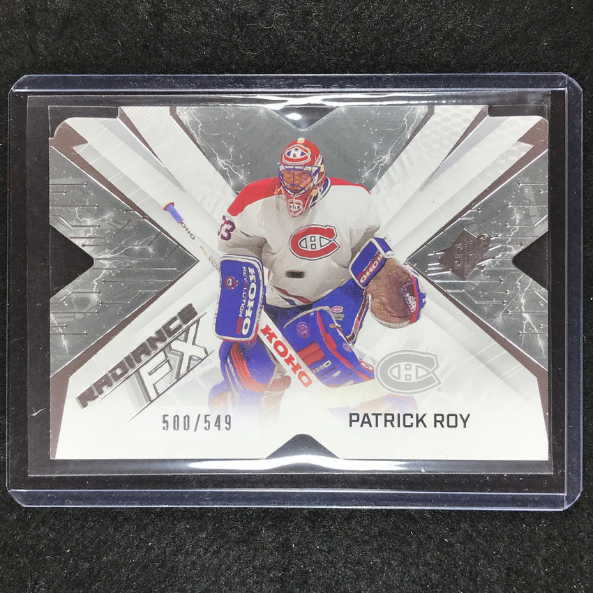 2022-23 SPx NHL PATRICK ROY Radiance FX Veteran Silver 500/549 #2