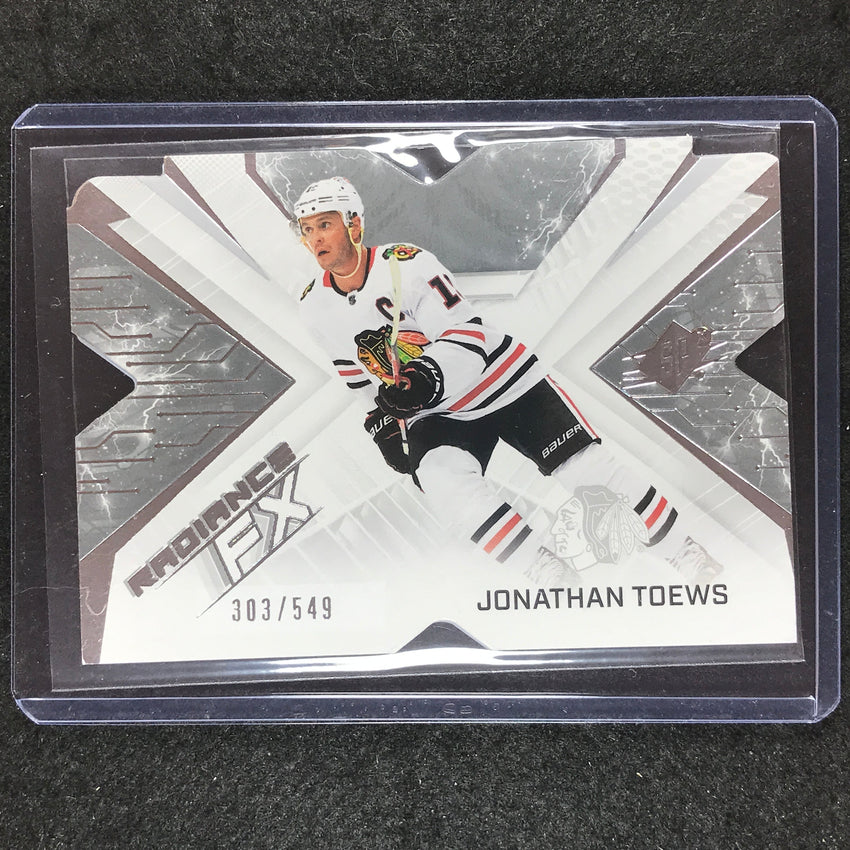 2022-23 SPx NHL JONATHAN TOEWS Radiance FX Veteran Silver 303/549 #28