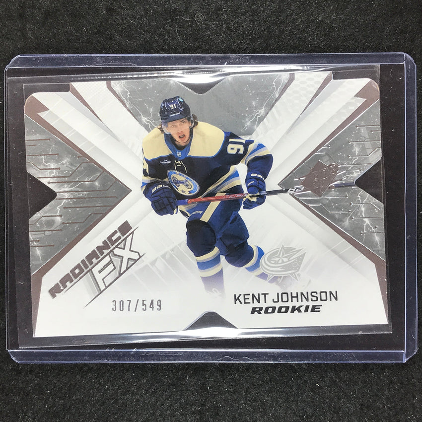 2022-23 SPx NHL KENT JOHNSON Radiance FX Rookie Silver 307/549 #71