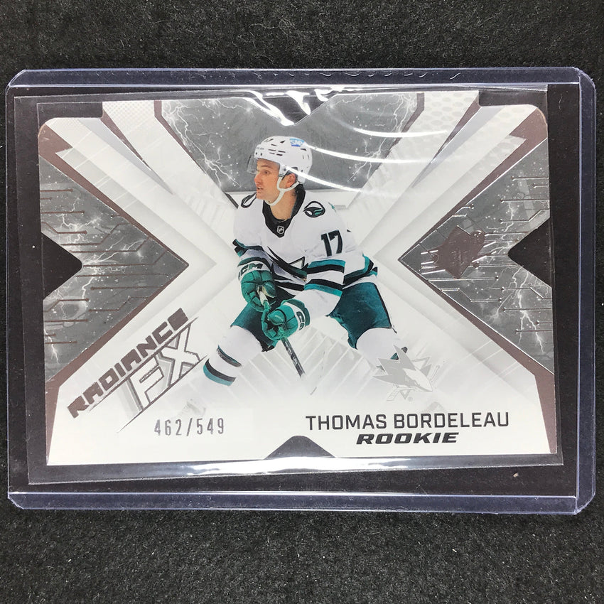 2022-23 SPx NHL THOMAS BORDELEAU Radiance FX Rookie Silver 462/549 #80