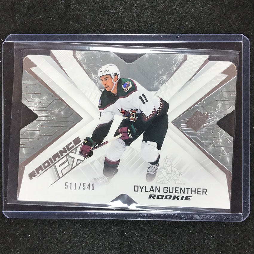 2022-23 SPx NHL DYLAN GUENTHER Radiance FX Rookie Silver 511/549 #86