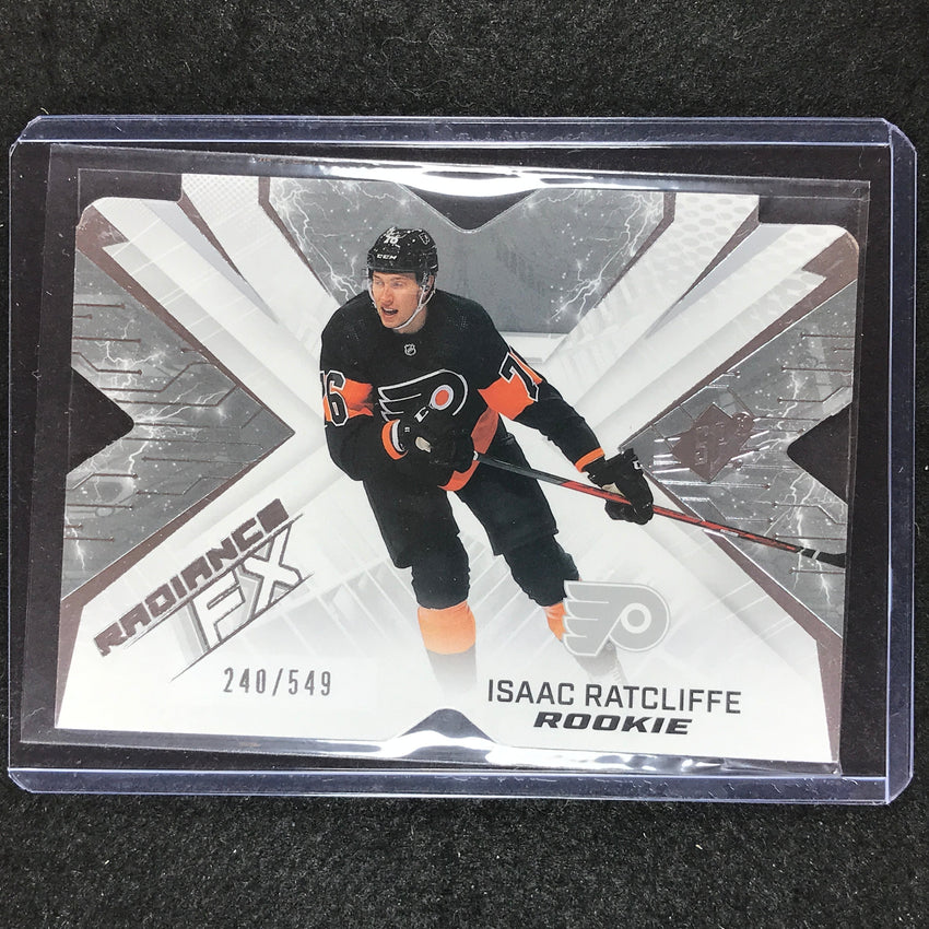 2022-23 SPx NHL ISAAC RATCLIFFE Radiance FX Rookie Silver 240/549 #88