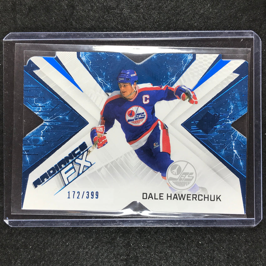 2022-23 SPx NHL DALE HAWERCHUK Radiance FX Veteran Blue 172/399 #9