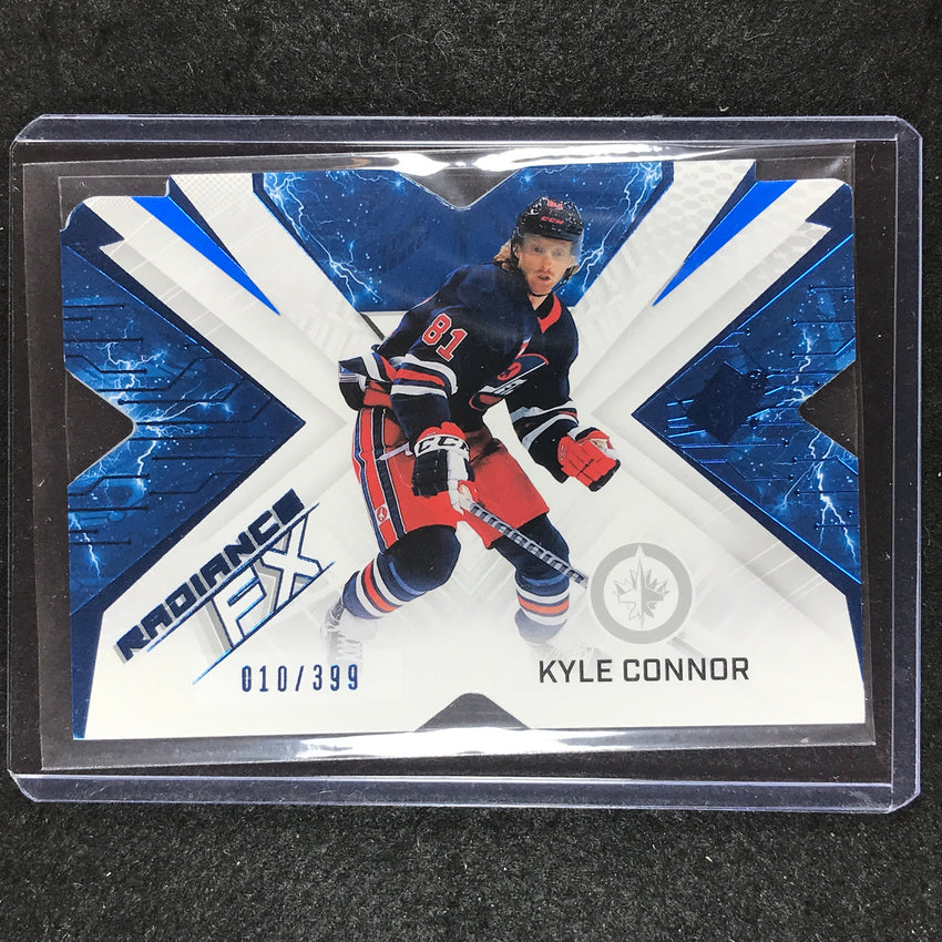 2022-23 SPx NHL KYLE CONNOR Radiance FX Veteran Blue 10/399 #60