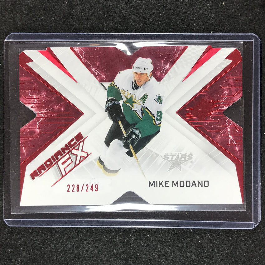 2022-23 SPx NHL MIKE MODANO Radiance FX Veteran Red 228/249 #12