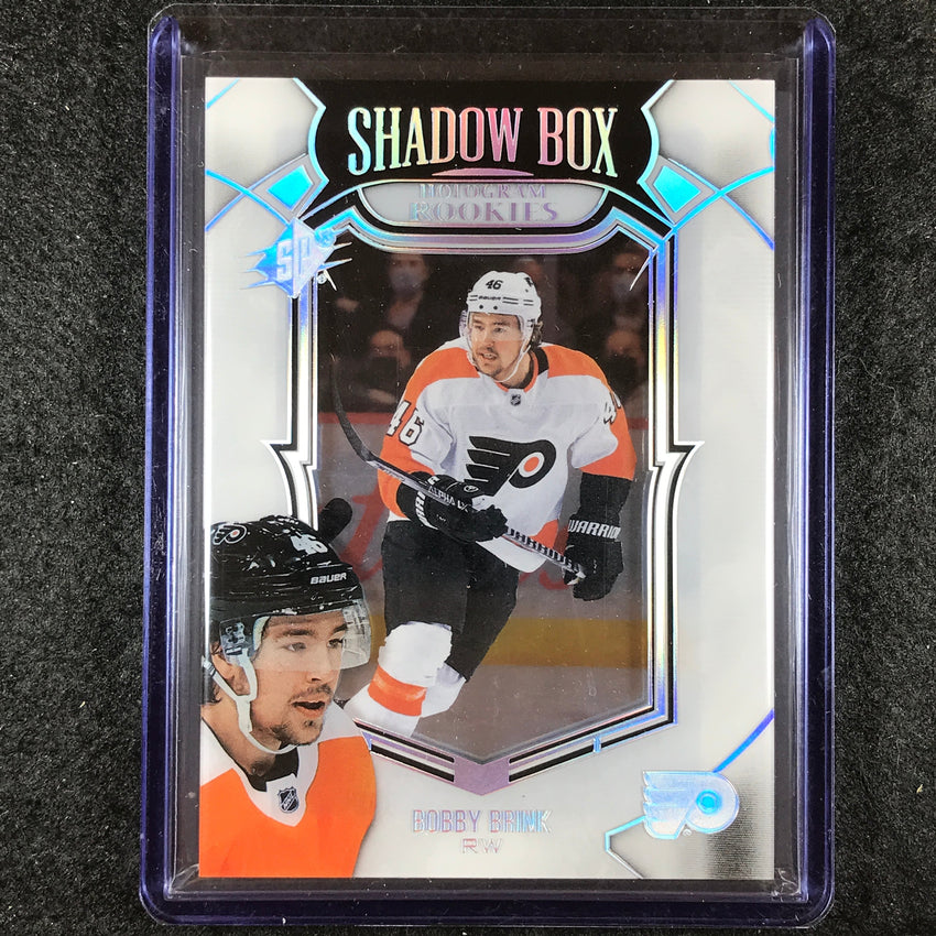 2022-23 SPx NHL BOBBY BRINK Shadow Box Hologram Rookie #47