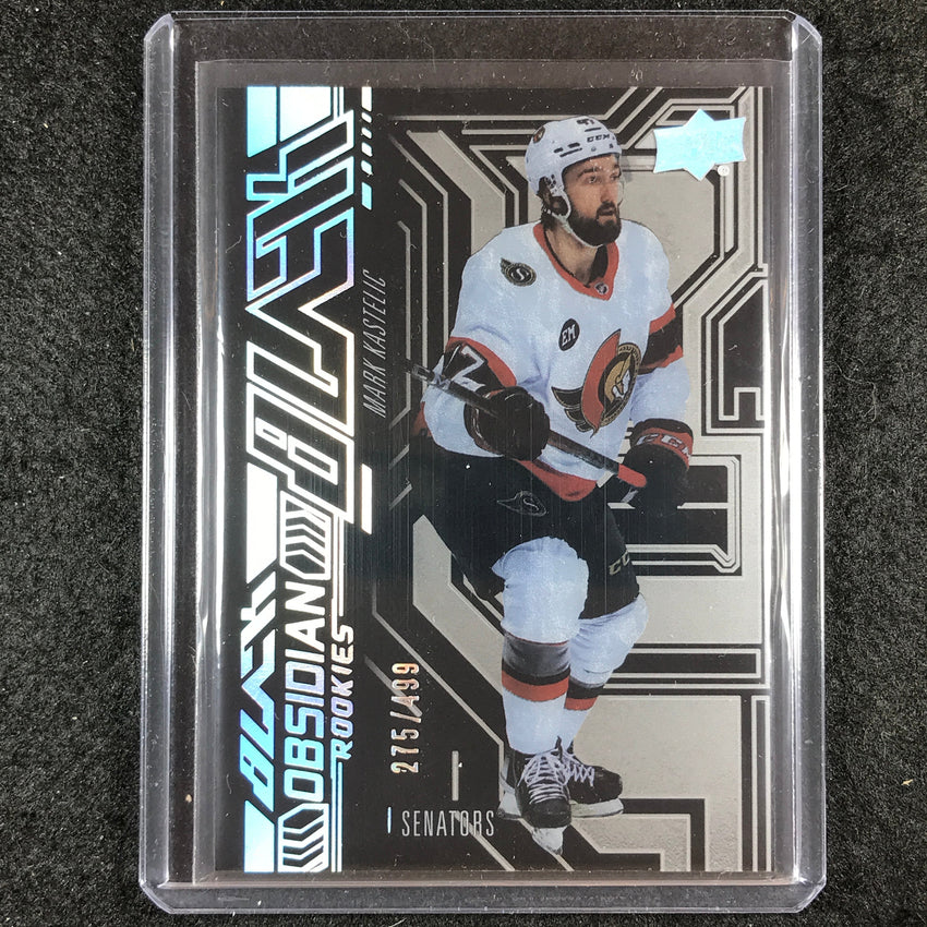 2022-23 SPx NHL MARK KASTELIC UD Black Obsidian Rookie Base 275/499 #19