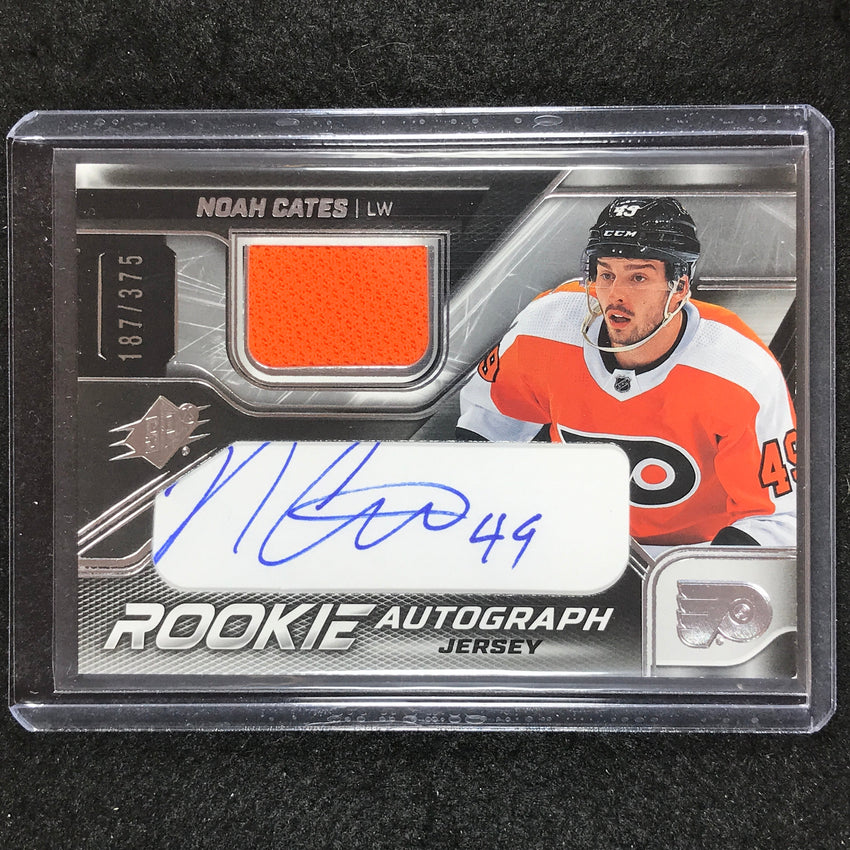2022-23 SPx NHL NOAH CATES Rookie Jersey Auto Base 187/375