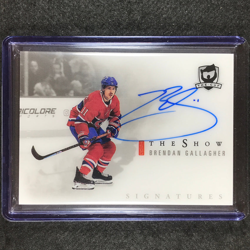 2021-22 The Cup Hockey BRENDAN GALLAGHER The Show Auto #28