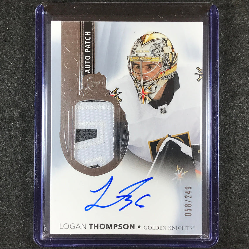 2021-22 The Cup Hockey LOGAN THOMPSON Rookie Patch Auto 58/249 #142