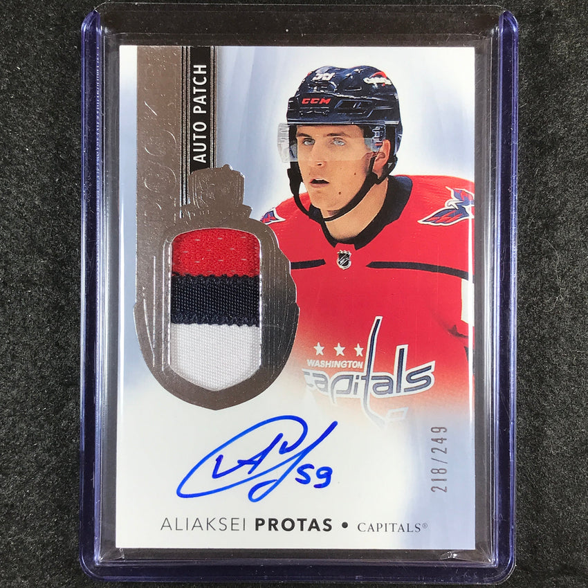 2021-22 The Cup Hockey ALIAKSEI PROTAS Rookie Patch Auto 218/249 #162