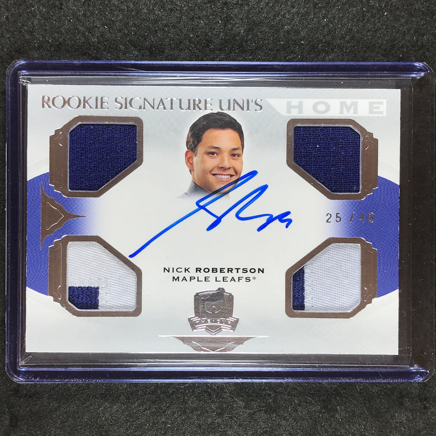 2021-22 The Cup Hockey NICK ROBERTSON Update Home Unis Jersey Auto 25/49