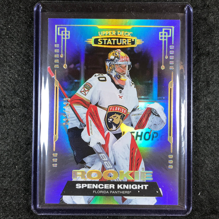 2021-22 Stature NHL SPENCER KNIGHT Rookie Base 31/399 #111