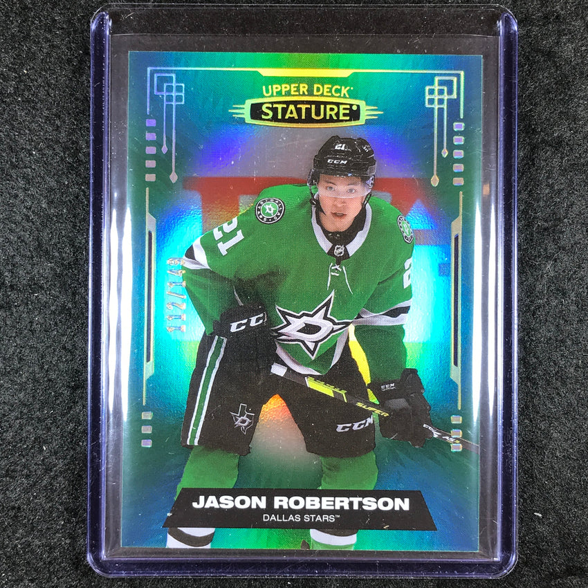 2021-22 Stature NHL JASON ROBERTSON Base Green 112/149