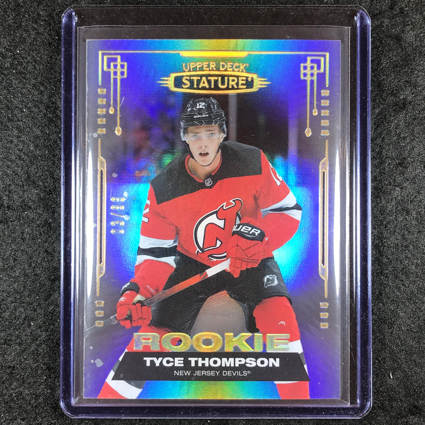2021-22 Stature NHL TYCE THOMPSON Rookie Base Photo Variant 3/99