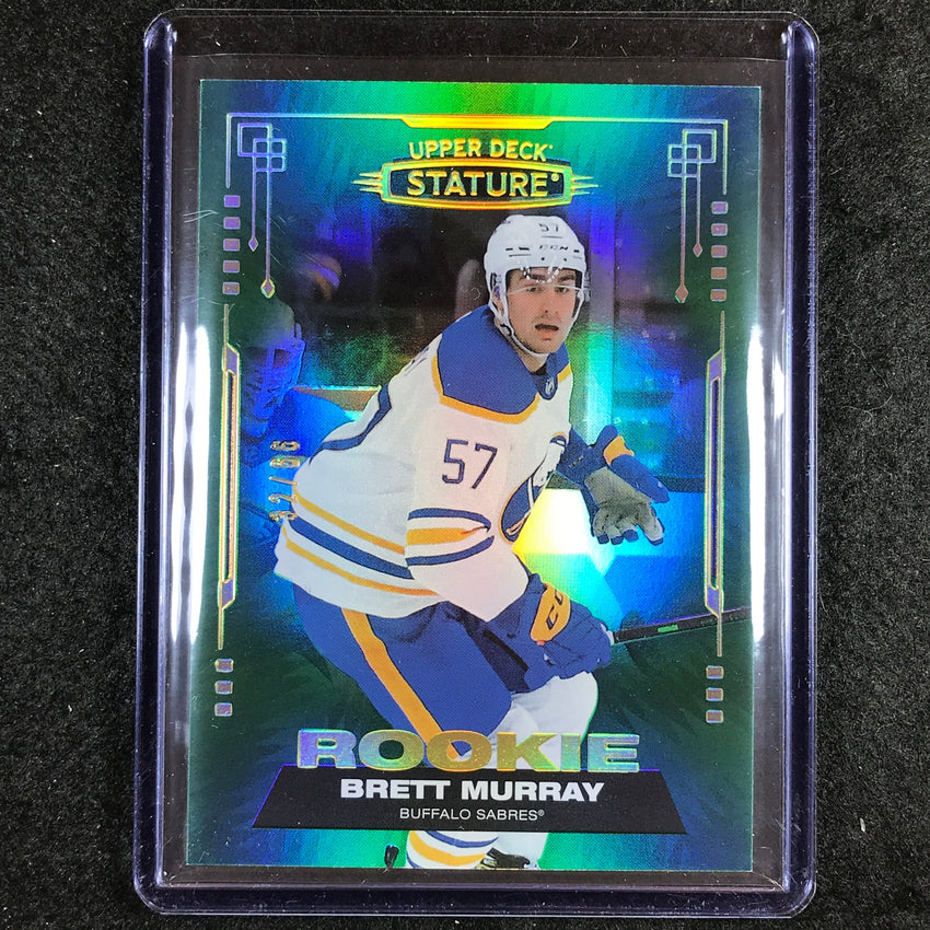 2021-22 Stature NHL BRETT MURRAY Rookie Base Photo Variant Green 32/66