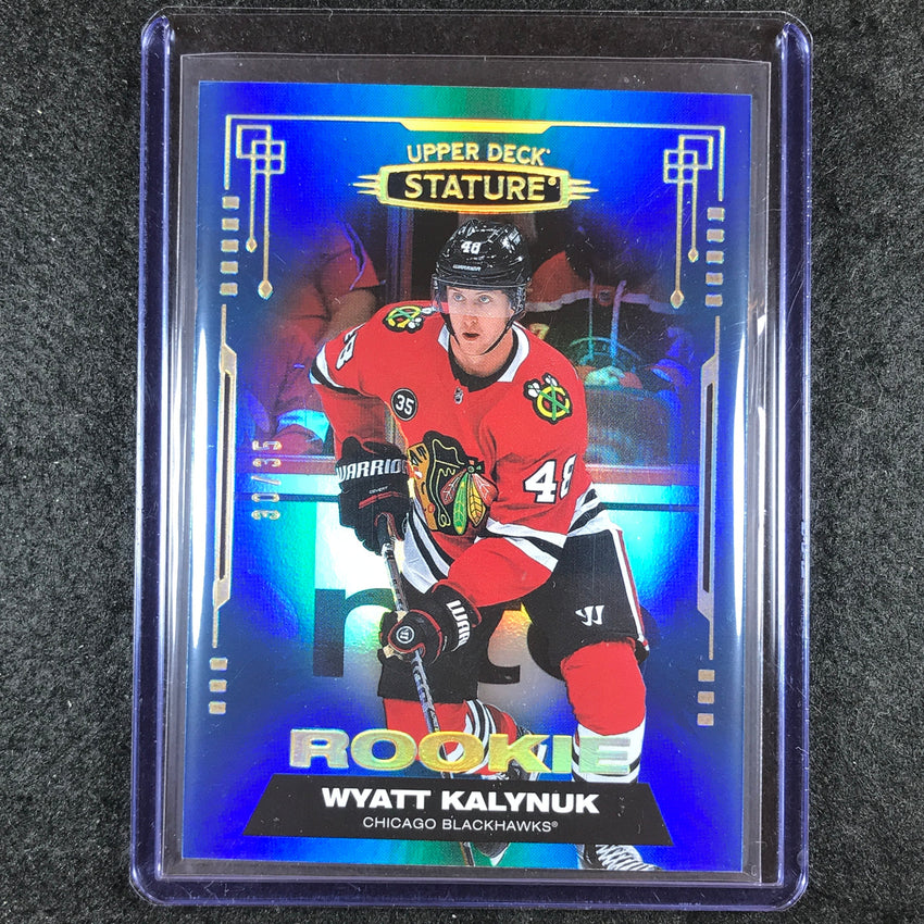 2021-22 Stature NHL WYATT KALYNUK Rookie Base Blue 30/35
