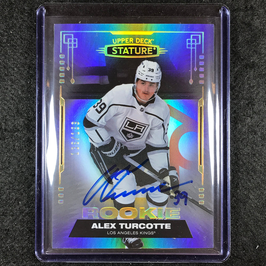 2021-22 Stature NHL ALEX TURCOTTE Base Rookie Auto Silver 136/199
