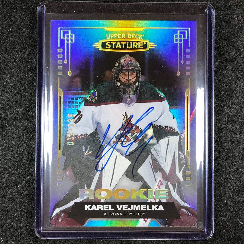 2021-22 Stature NHL KAREL VEJMELKA Base Rookie Auto Silver 34/199
