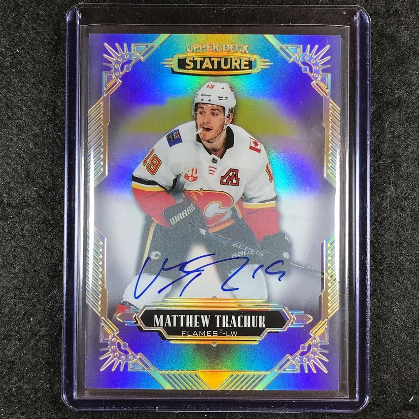2021-22 Stature NHL MATTHEW TKACHUK 2020-21 Update Base Auto #33