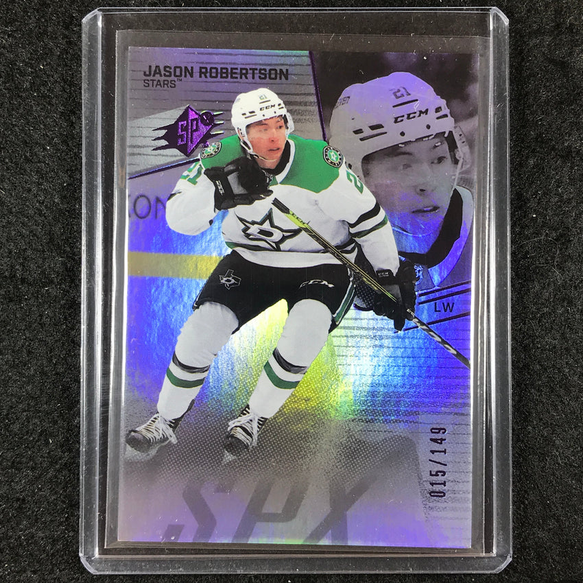2022-23 SPx NHL JASON ROBERTSON Veteran Colored Holofoil 15/149 #41