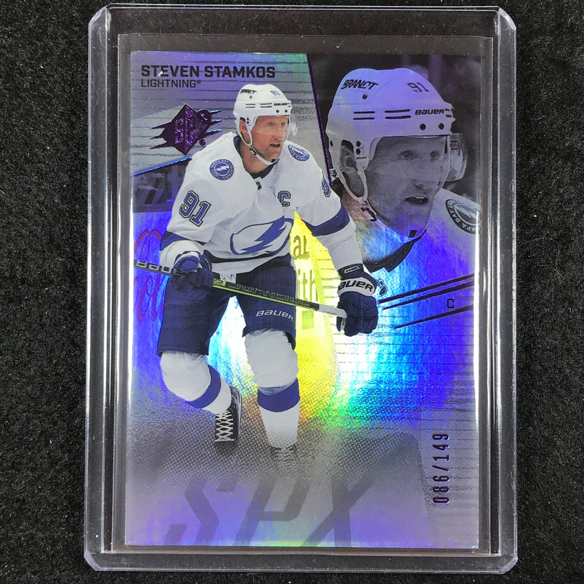 2022-23 SPx NHL STEVEN STAMKOS Veteran Colored Holofoil 86/149 #88