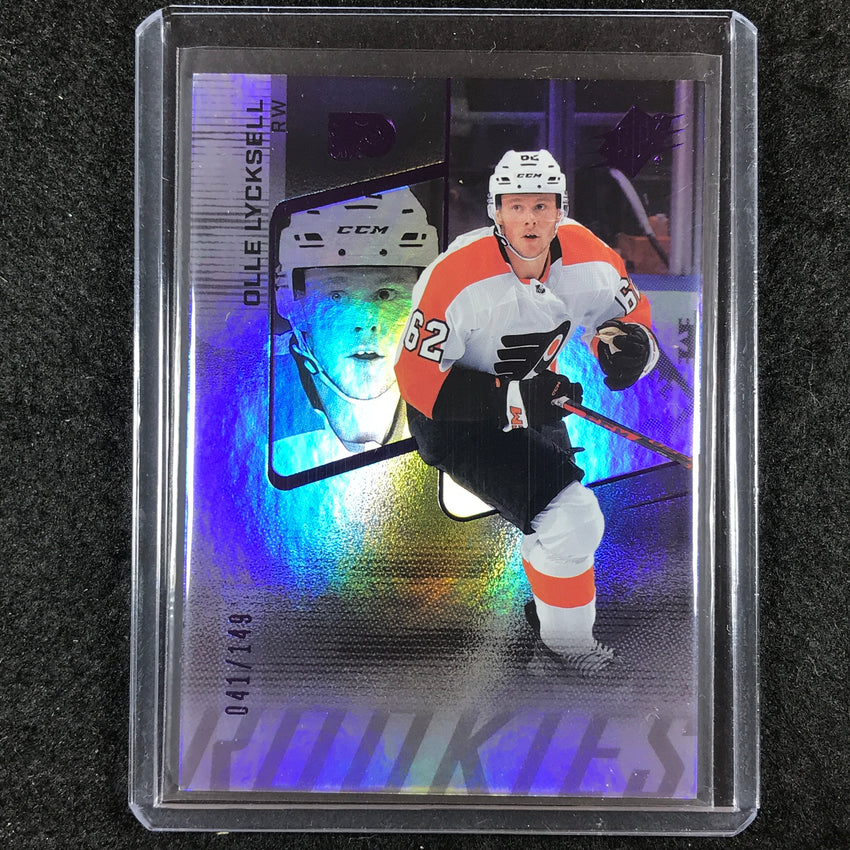 2022-23 SPx NHL OLLE LYCKSELL Veteran Colored Holofoil 41/149 #159