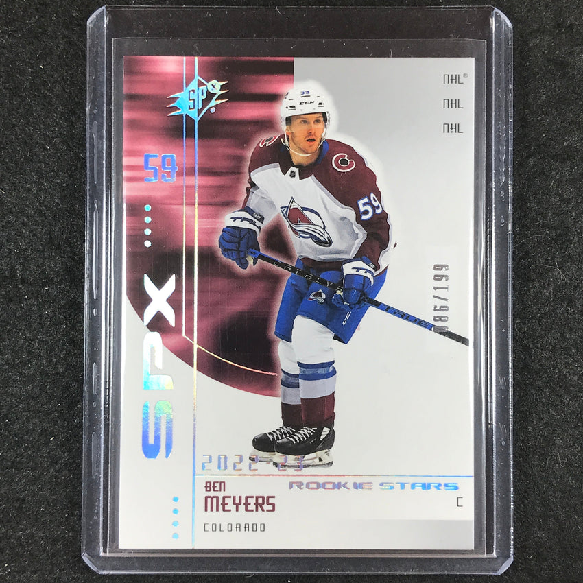 2022-23 SPx NHL BEN MEYERS 2002-03 Retro Rookie Stars 86/199
