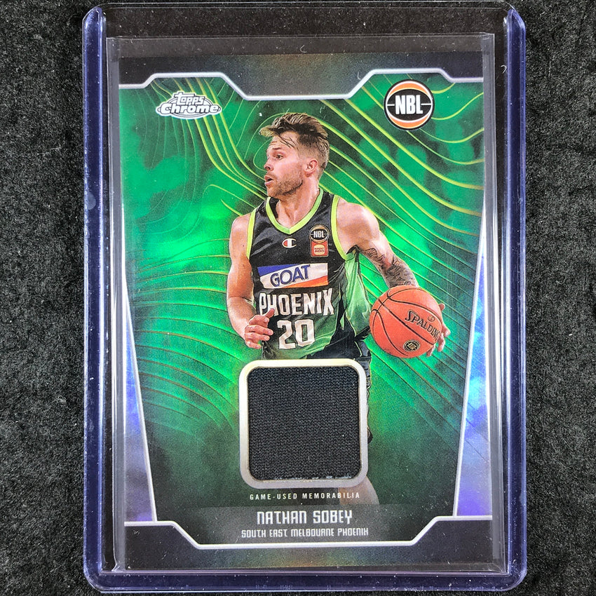 2024-25 Topps Chrome NBL NATHAN SOBEY Jersey Relic Refractor #NS