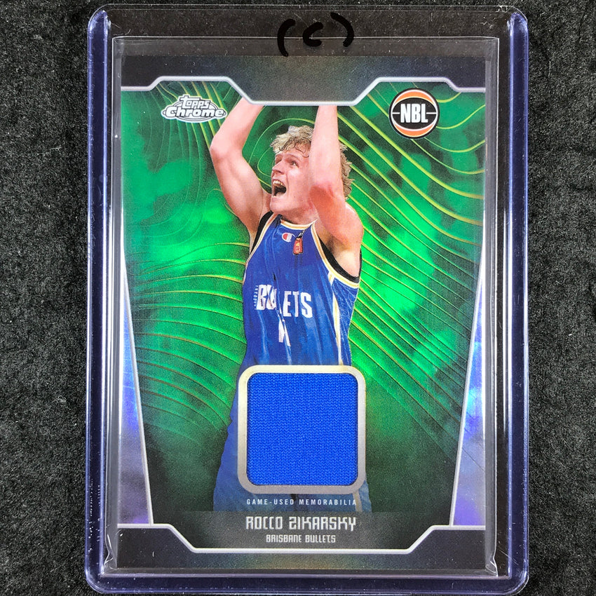 2024-25 Topps Chrome NBL ROCCO ZIKARSKY Jersey Relic Refractor #RZ (C)