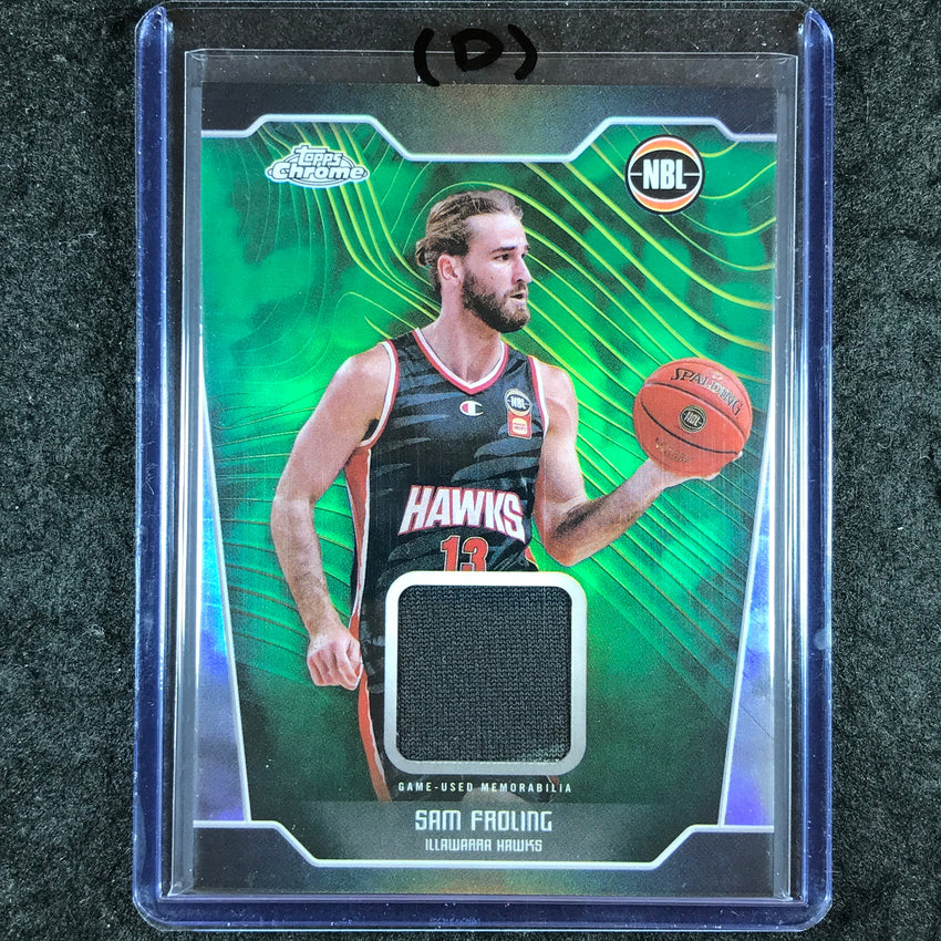 2024-25 Topps Chrome NBL SAM FROLING Jersey Relic Refractor #SF (D)