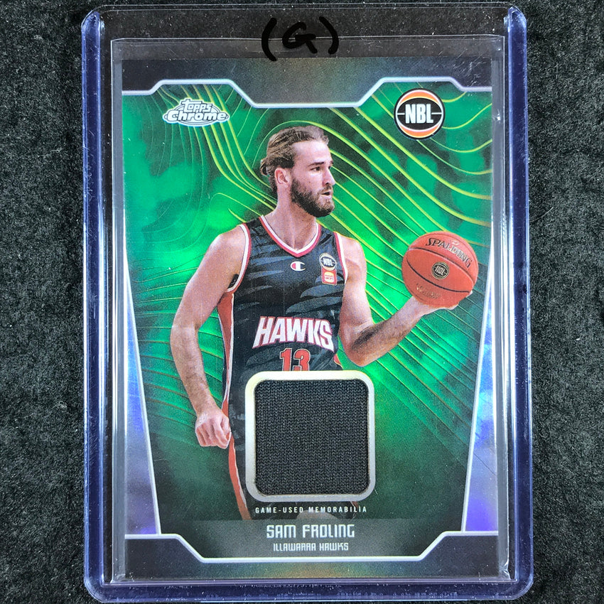 2024-25 Topps Chrome NBL SAM FROLING Jersey Relic Refractor #SF (G)