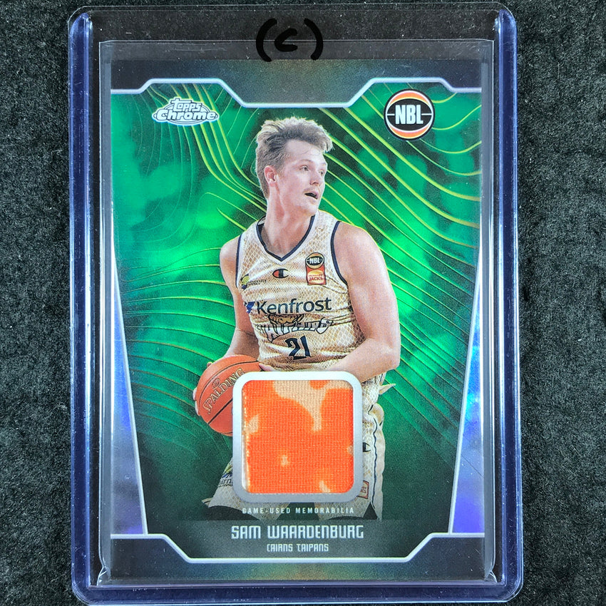 2024-25 Topps Chrome NBL SAM WAARDENBURG Jersey Relic Refractor #SW (C)