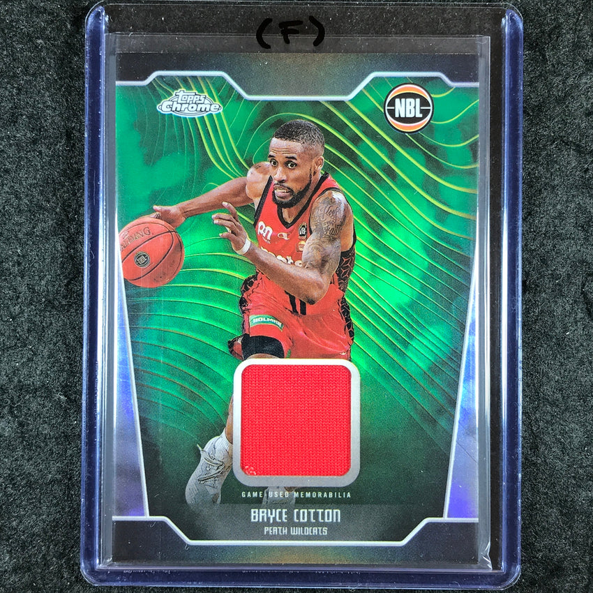 2024-25 Topps Chrome NBL BRYCE COTTON Jersey Relic Refractor #BC (F)