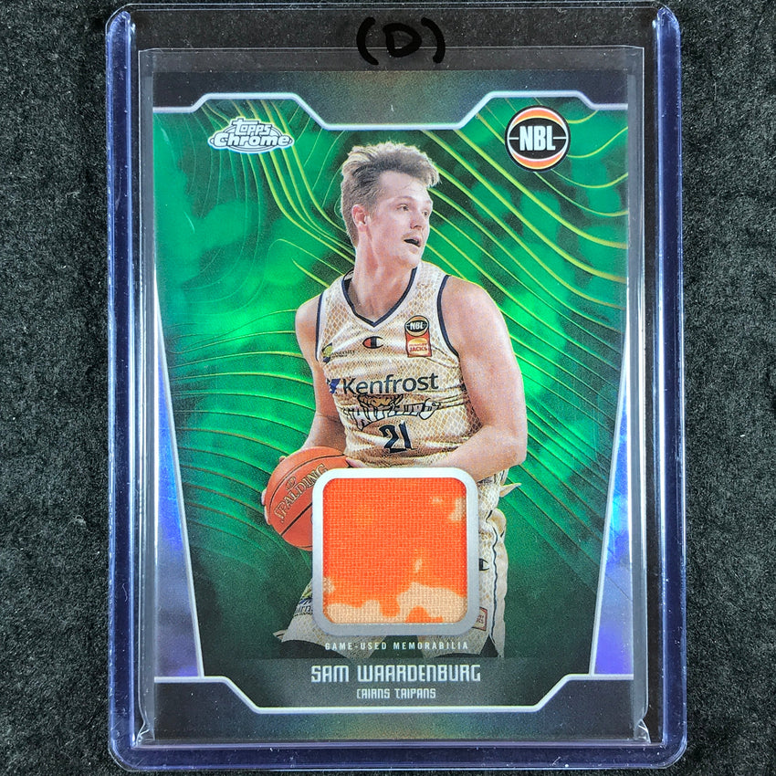 2024-25 Topps Chrome NBL SAM WAARDENBURG Jersey Relic Refractor #SW (D)
