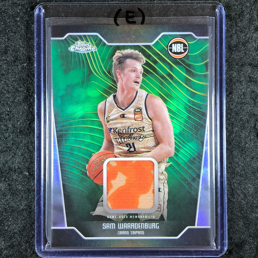 2024-25 Topps Chrome NBL SAM WAARDENBURG Jersey Relic Refractor #SW (E)
