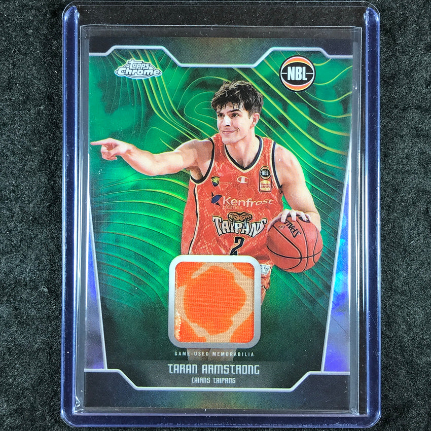2024-25 Topps Chrome NBL TARAN ARMSTRONG Jersey Relic Refractor #TA