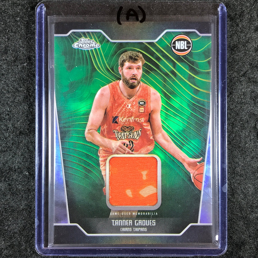 2024-25 Topps Chrome NBL TANNER GROVES Jersey Relic Refractor #TG (A)