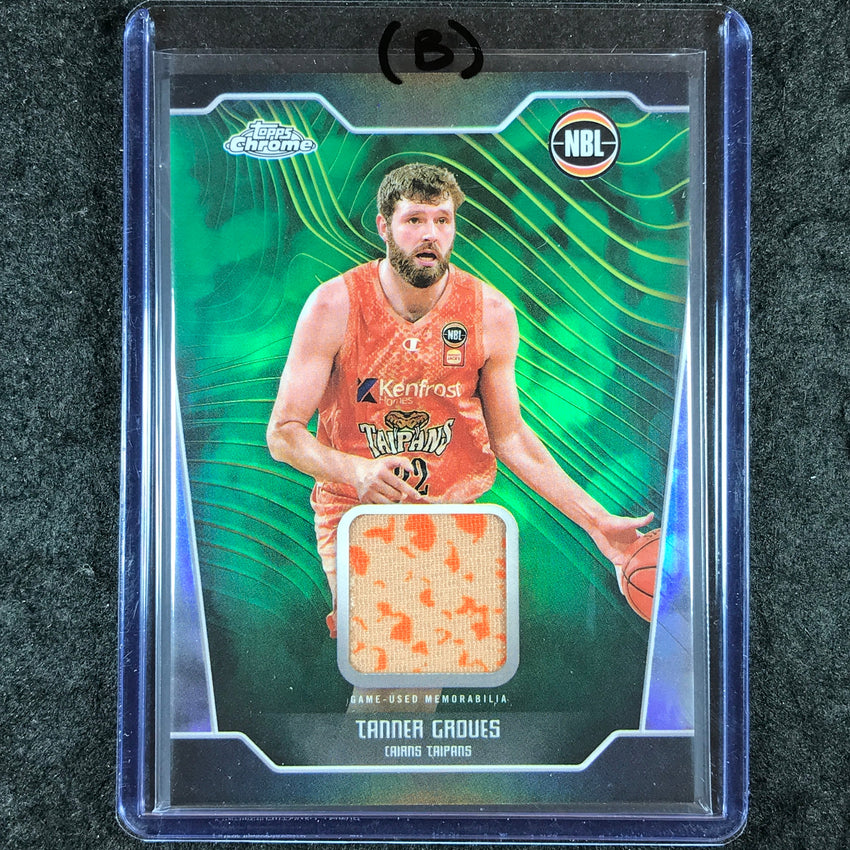 2024-25 Topps Chrome NBL TANNER GROVES Jersey Relic Refractor #TG (B)