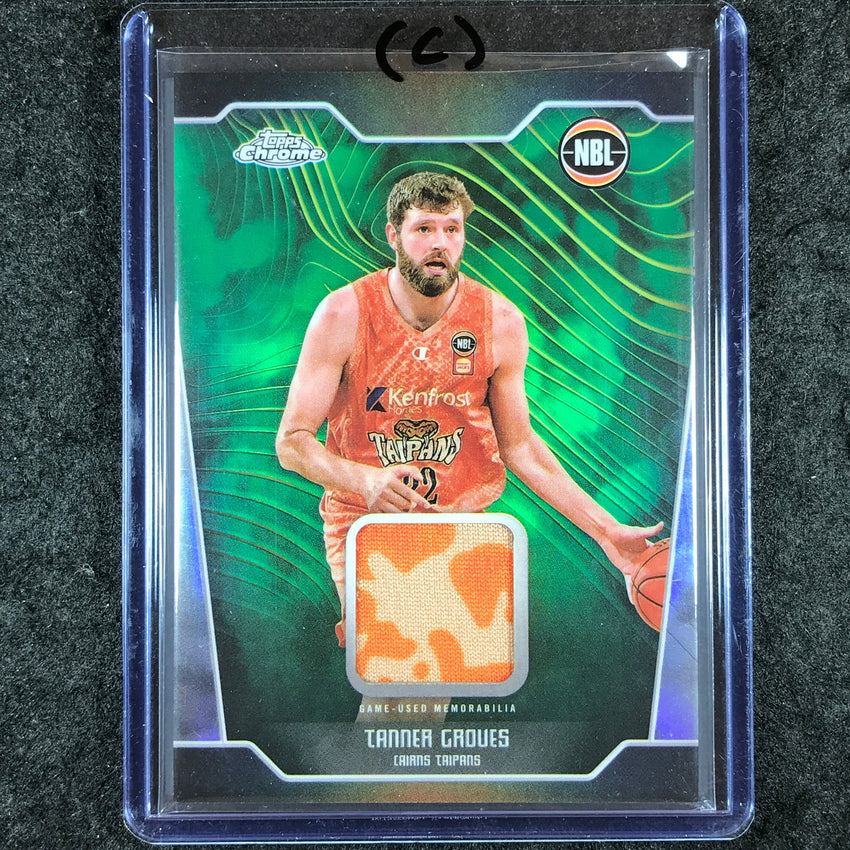 2024-25 Topps Chrome NBL TANNER GROVES Jersey Relic Refractor #TG (C)