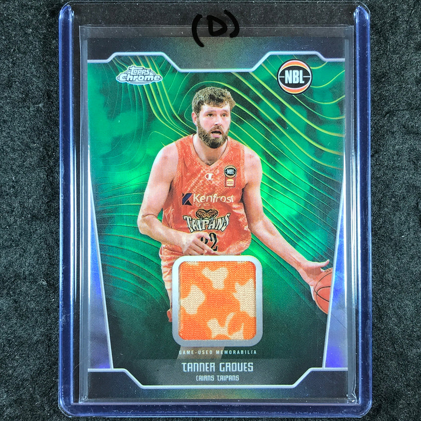 2024-25 Topps Chrome NBL TANNER GROVES Jersey Relic Refractor #TG (D)