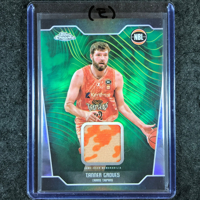 2024-25 Topps Chrome NBL TANNER GROVES Jersey Relic Refractor #TG (E)