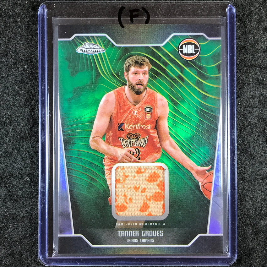 2024-25 Topps Chrome NBL TANNER GROVES Jersey Relic Refractor #TG (F)