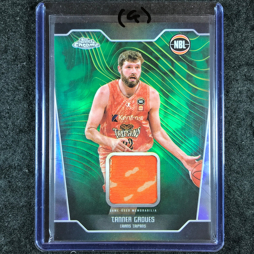 2024-25 Topps Chrome NBL TANNER GROVES Jersey Relic Refractor #TG (G)