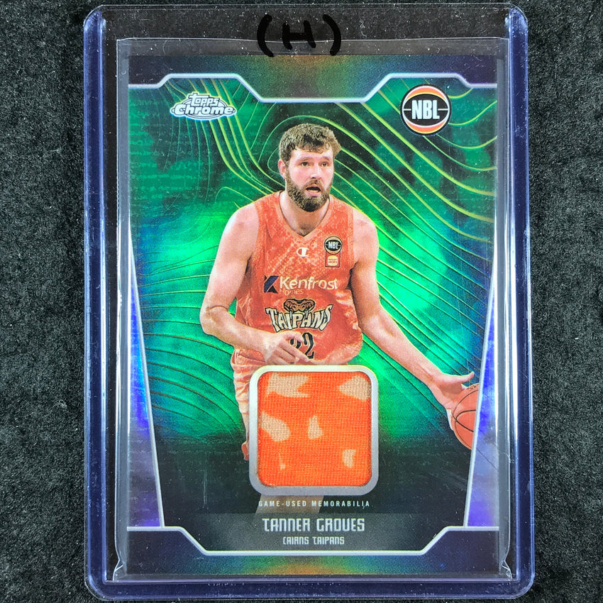 2024-25 Topps Chrome NBL TANNER GROVES Jersey Relic Refractor #TG (H)
